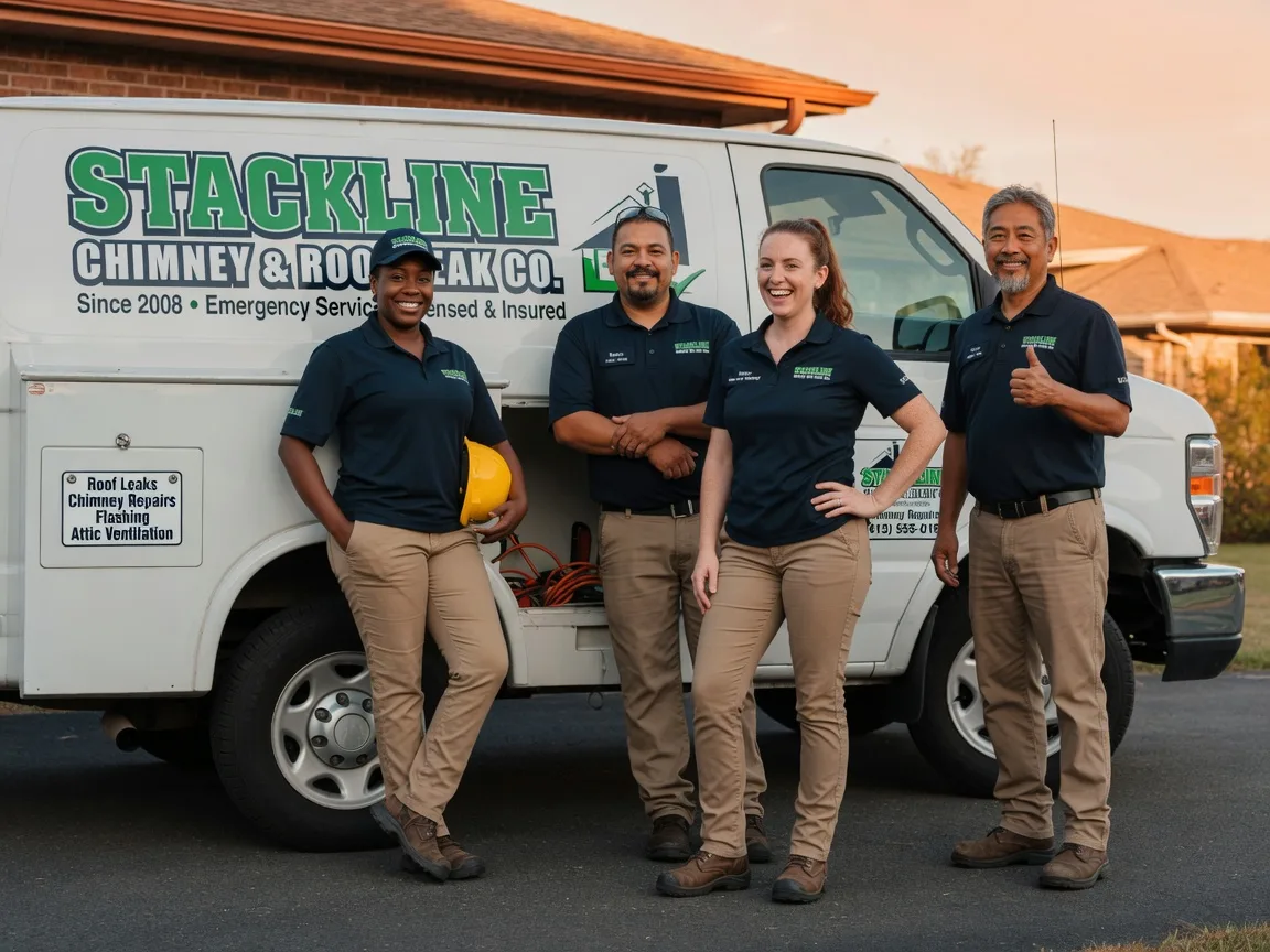 Chimney flashing repair company in Wilson, TX